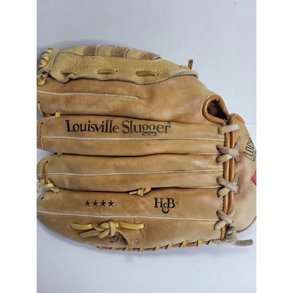 Louisville Slugger LPS8 Baseball Softball Glove 13.5 RHT Brown Steerhide Leather